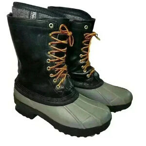 WHITE'S Mens 9 Boots Winter Snow Pacs‎ Leather 14" Insulated Guide Logger Work